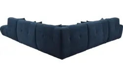 Goossens excellent hoekbank kubus blauw stof - 8252873-goossens-excellent-kubus-bank-stof-blauw-01
