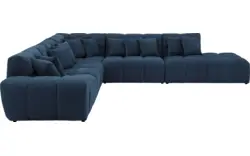 Goossens excellent hoekbank kubus blauw stof - 8252873-goossens-excellent-kubus-bank-stof-blauw-01