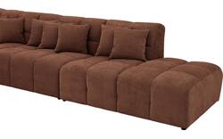 Goossens excellent hoekbank kubus bruin stof - 8252882-goossens-excellent-kubus-bank-stof-bruin-01
