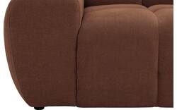 Goossens excellent hoekbank kubus bruin stof - 8252882-goossens-excellent-kubus-bank-stof-bruin-01