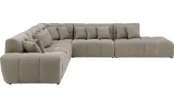 Goossens excellent hoekbank kubus bruin stof - 8252885-goossens-excellent-kubus-bank-stof-bruin-01