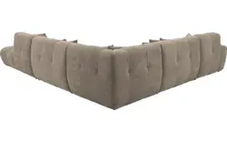 Goossens excellent hoekbank kubus bruin stof - 8252886-goossens-excellent-kubus-bank-stof-bruin-01