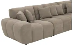 Goossens excellent hoekbank kubus bruin stof - 8252886-goossens-excellent-kubus-bank-stof-bruin-01