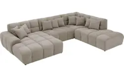 Goossens excellent u bank kubus bruin stof - 8252901-goossens-excellent-kubus-bank-stof-bruin-01