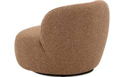Goossens draaifauteuil avi bruin stof - 8252943-goossens-avi-fauteuil-stof-01