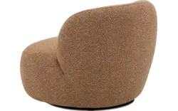 Goossens draaifauteuil avi bruin stof - 8252943-goossens-avi-fauteuil-stof-01