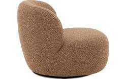 Goossens draaifauteuil avi bruin stof - 8252943-goossens-avi-fauteuil-stof-01