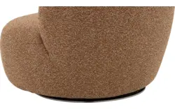 Goossens draaifauteuil avi bruin stof - 8252943-goossens-avi-fauteuil-stof-01