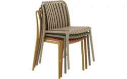 Goossens tuinstoel lygeke bruin kunststof - 8252966-goossens-lygeke-tuinstoelen-kunststof-01