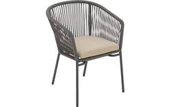 Goossens tuinstoel ravello bruin buitenstof - 8252989-goossens-ravello-tuinstoelen-buitenstof-01