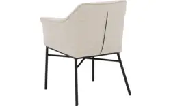 Goossens eetkamerstoel rory beige stof - 8253045-goossens-rory-eetkamerstoel-stof-beige-01