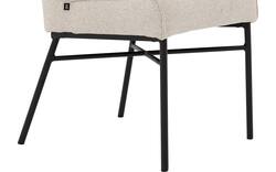 Goossens eetkamerstoel rory beige stof - 8253045-goossens-rory-eetkamerstoel-stof-beige-01