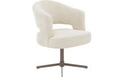Goossens excellent eetkamerstoel roma wit stof - 8253053-goossens-excellent-roma-eetkamerstoel-stof-wit-01