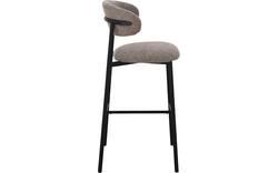 Goossens basic barstoel siem bruin stof - 8260006-goossens-basic-siem-barstoel-stof-01