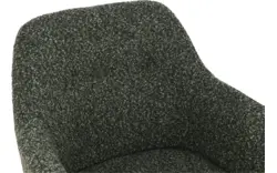 Goossens basic eetkamerstoel annelot groen stof - 8260011-goossens-basic-annelot-eetkamerstoel-stof-groen-01
