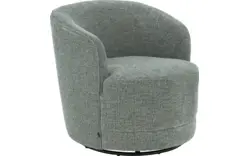 Goossens draaifauteuil milk groen stof - 8260029-goossens-milk-fauteuil-stof-01