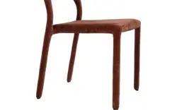 Goossens eetkamerstoel lina bruin stof - 8260036-goossens-lina-eetkamerstoel-stof-bruin-01