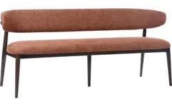 Goossens eetkamerbank diede rood stof - 8260077-goossens-diede-eetkamerstoel-stof-bruin-15