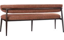 Goossens eetkamerbank diede rood stof - 8260077-goossens-diede-eetkamerstoel-stof-bruin-16