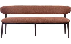 Goossens eetkamerbank diede rood stof - 8260077-goossens-diede-eetkamerstoel-stof-bruin-15