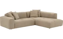 Goossens hoekbank lago bruin stof - 8260079-goossens-lago-bank-stof-bruin-01