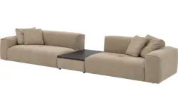 Goossens zitbank lago bruin stof - 8260085-gespiegeld-02