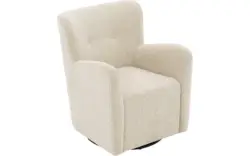 Goossens draaifauteuil brownie wit stof - 8260098-goossens-brownie-fauteuil-stof-01