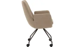 Goossens excellent eetkamerstoel mabach beige stof - 8260114-goossens-excellent-mabach-eetkamerstoel-stof-bruin-01