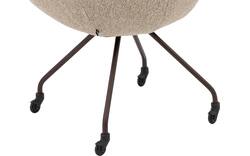 Goossens excellent eetkamerstoel mabach bruin stof - 8260113-goossens-excellent-mabach-eetkamerstoel-stof-beige-01