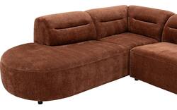 Goossens hoekbank zitra bruin stof - 8260133-gespiegeld-02