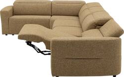 Goossens hoekbank comoda geel stof - 8260255-gespiegeld-02
