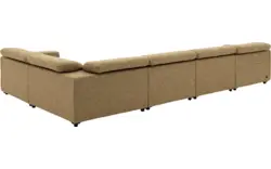 Goossens hoekbank comoda geel stof - 8260255-goossens-comoda-bank-stof-geel-01