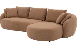 Goossens loungebank ava bruin stof - 8260296-gespiegeld-15