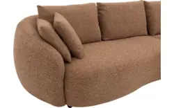 Goossens loungebank ava bruin stof - 8260296-gespiegeld-15