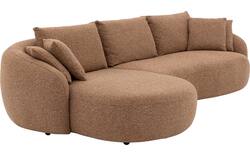 Goossens loungebank ava bruin stof - 8260296-goossens-ava-bank-stof-rood-01