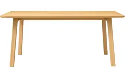 Goossens basic eettafel emilie blank eiken - 8260427-goossens-basic-emilie-eettafel-eiken-blank-01