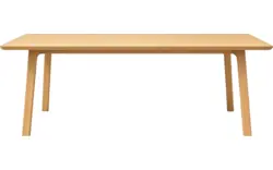 Goossens basic eettafel emilie blank eiken - 8260429-goossens-basic-emilie-eettafel-eiken-blank-01