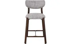 Goossens basic counterstoel linde bruin stof - 8260451-goossens-basic-linde-barstoel-stof-01