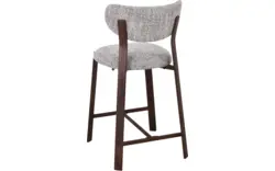 Goossens basic counterstoel linde bruin stof - 8260451-goossens-basic-linde-barstoel-stof-01