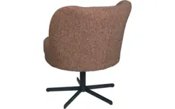 Goossens eetkamerstoel bologna bruin stof - 8260632-goossens-bologna-eetkamerstoel-stof-bruin-01