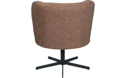 Goossens eetkamerstoel bologna bruin stof - 8260632-goossens-bologna-eetkamerstoel-stof-bruin-01