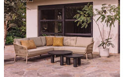 Goossens salontafel voor buiten roef grijs glas - 8260640-goossens-roef-tuintafels-glas-01