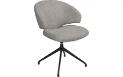 Goossens eetkamerstoel nena bruin stof - 8260649-goossens-nena-eetkamerstoel-stof-bruin-01