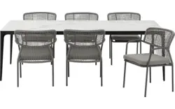 Goossens tuintafel mundi wit keramiek - 8260796-goossens-mundi-eettafel-keramiek-wit-01