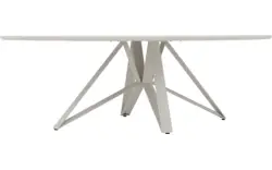Goossens eettafel sabbia wit spraybeton - 8260848-goossens-sabbia-eettafel-spraybeton-wit-01
