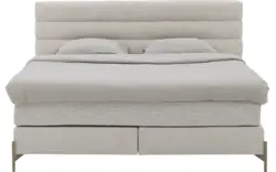 Goossens boxspring compleet quatro compleet beige stof - 8252829-goossens-quatro-boxspring-stof-01