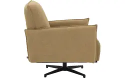 Goossens basic draaifauteuil lygo bruin stof - 8261072-goossens-basic-lygo-fauteuil-stof-15